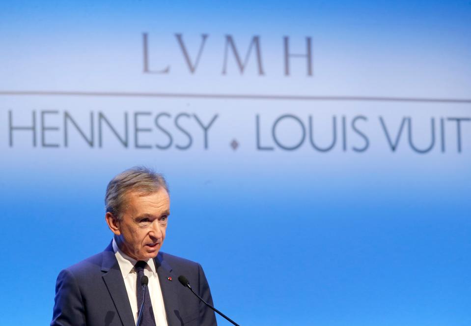 CEO of LVMH Bernard Arnault.