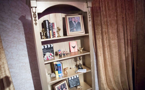 President Trump's learned bookcase - Credit: Paul Grover for the Telegraph