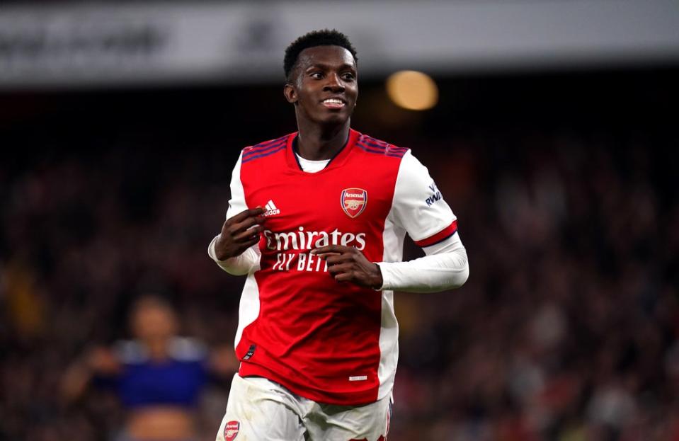 Eddie Nketiah scored against Leeds (John Walton/PA) (PA Wire)