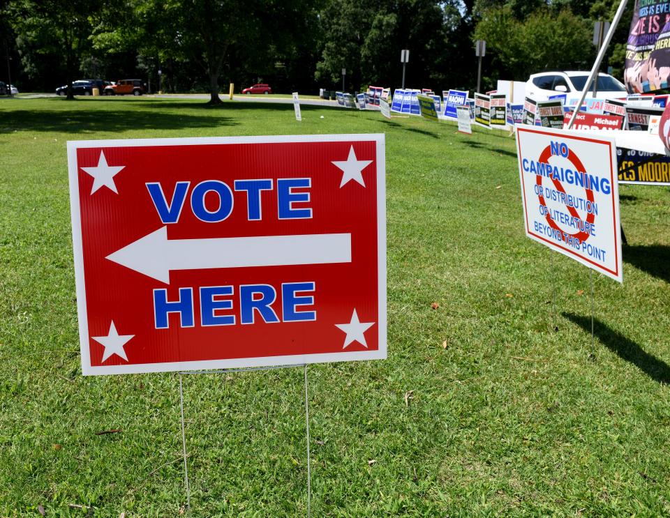In this file photo, in-person voting for Maryland's 2022 Primary Election continued Tuesday, July 19, 2022, at the Wicomico Youth & Civic Center in Salisbury, Maryland.