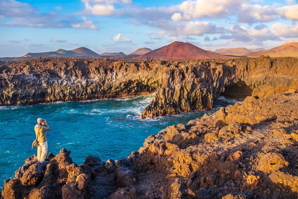 Lows in December are around 14C in Lanzarote (Getty Images)