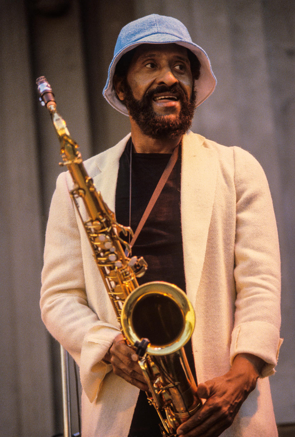 Sonny Rollins Playing Saxophone