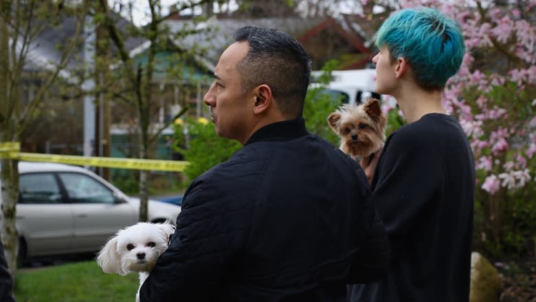 2 dogs saved as fire rips through East Vancouver duplex