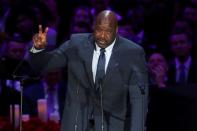 Public memorial for NBA great Kobe Bryant, his daughter Gianna and seven others killed in a helicopter crash on January 26, at the Staples Center in Los Angeles, California