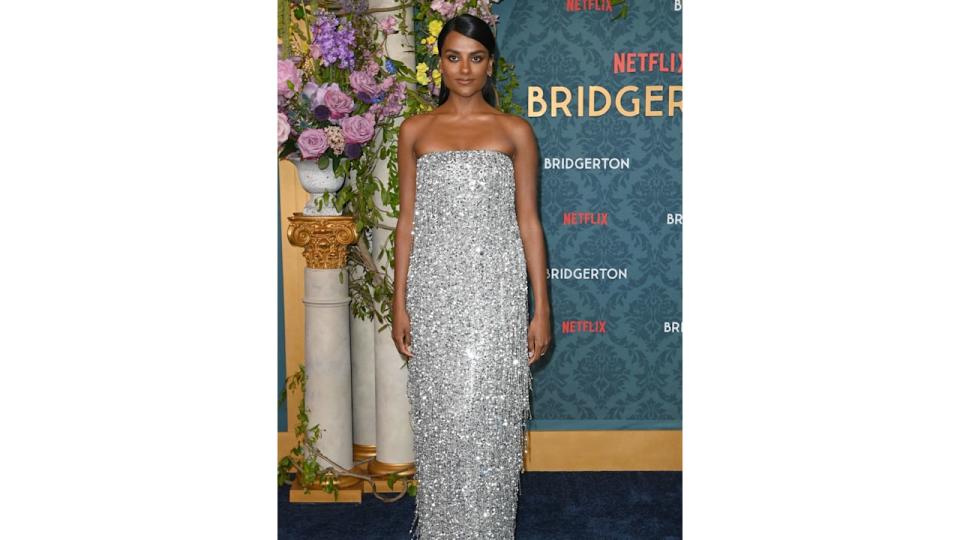 imone Ashley arrives for Netflix's "Bridgerton Season 3" premiere at Alice Tully Hall on May 13, 2024