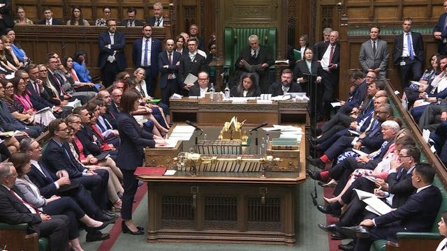 Screen grab of Chancellor of the Exchequer Rachel Reeves making a statement in the House of Commons on public finances following the audit of the spending inheritance left by the previous administration