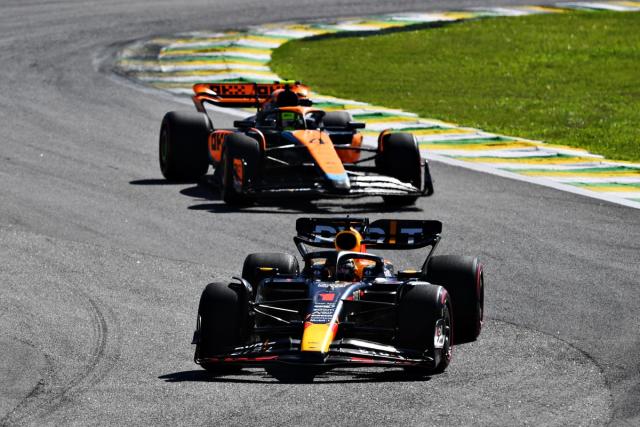 Verstappen wins Brazilian Grand Prix, Perez distances from