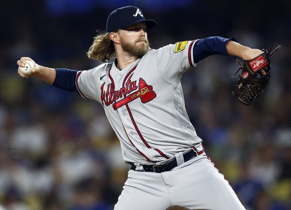 Pitcher Pierce Johnson (Photo by Ronald Martinez/Getty Images)