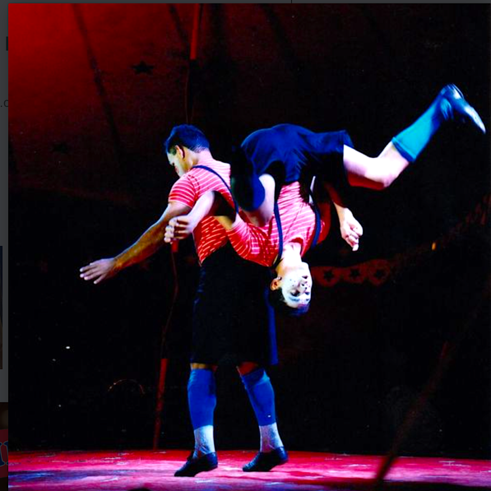 Acrobatic clown will keep circus goers entertained.