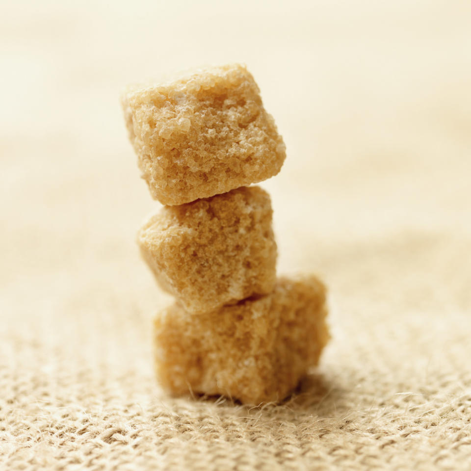 cubes of brown sugar