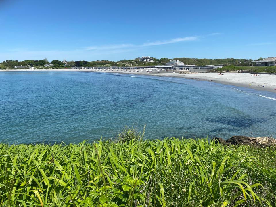 Bailey's Beach is at the southern end of the Cliff Walk.