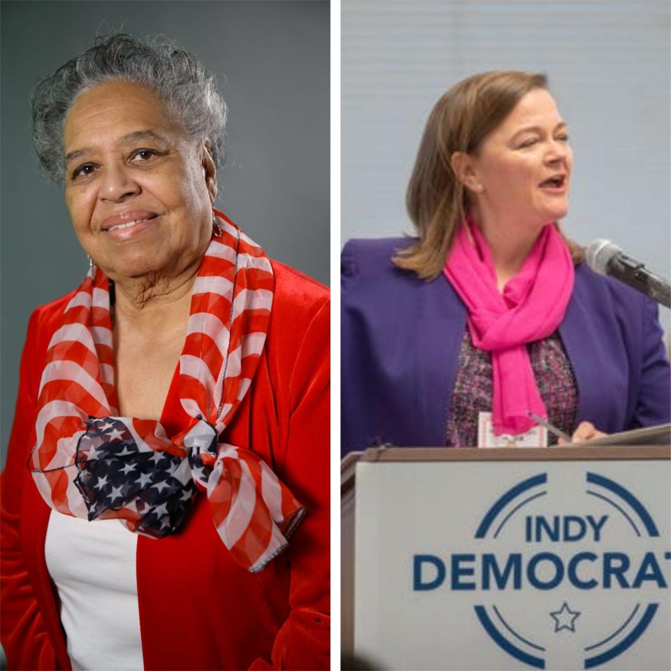Marion County Democratic Party Chair Kate Sweeney Bell faced and defeated former state senator Billie Breaux faced in the race for Marion County clerk.