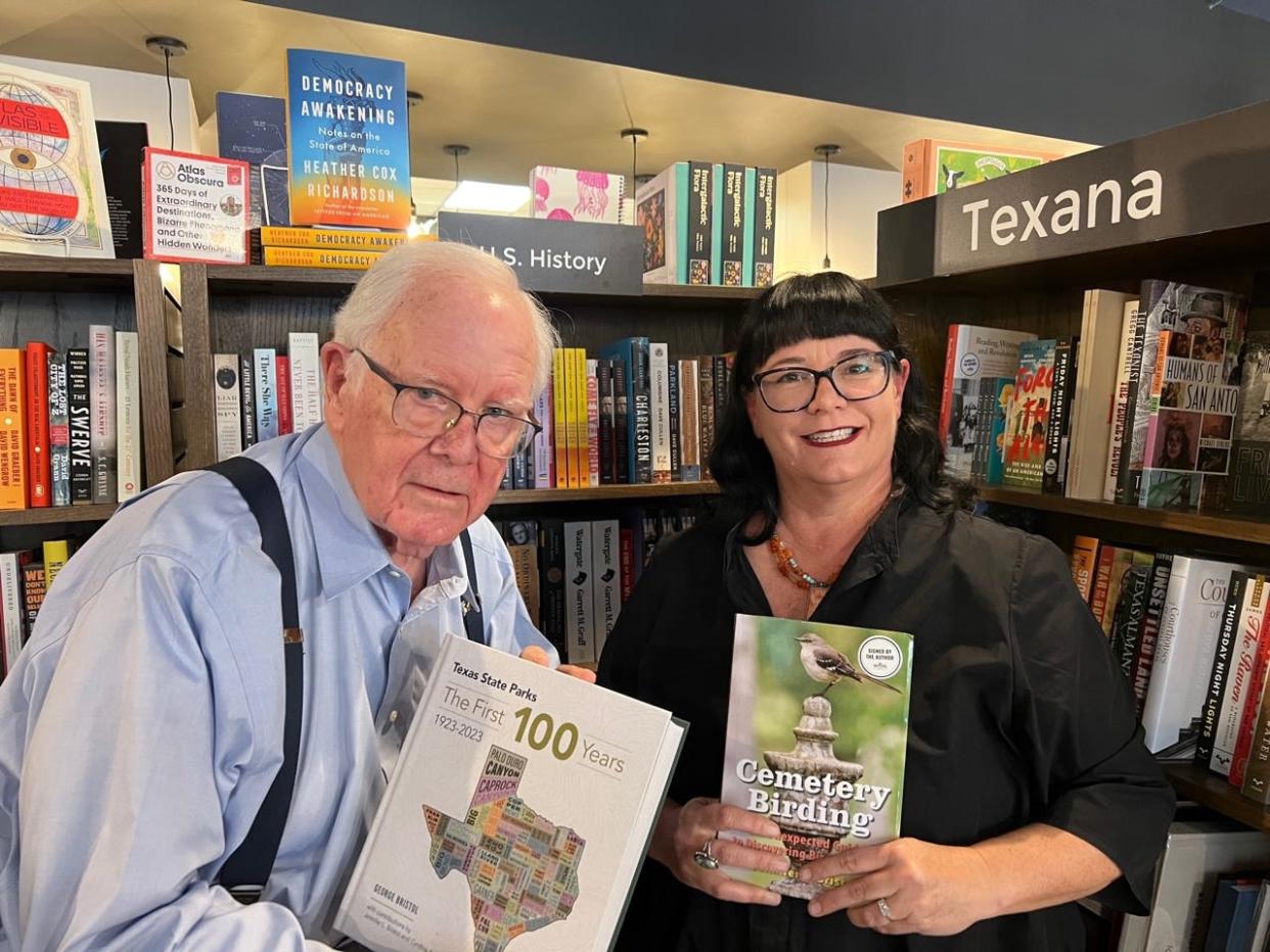 Authors George Bristol and Jennifer Bristol, part of a family of nature conservationists, will appear separately at the Texas Book Festival on Nov. 12. It might be the first father-daughter duo to appear at the same festival.