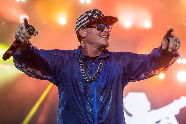 <p>Jason Koerner/Getty</p> Vanilla Ice performs at the 2021 Tortuga Music Festival.
