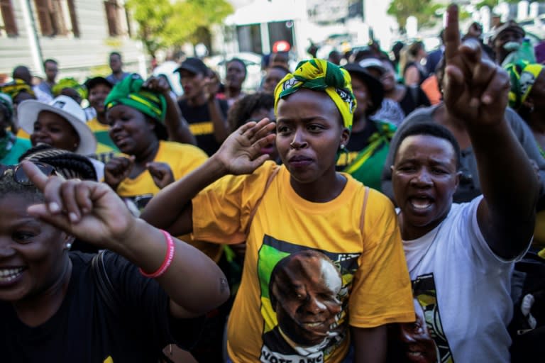 Crowds sang and danced in celebration at the appointment of Cyril Ramaphosa as South Africa's new president