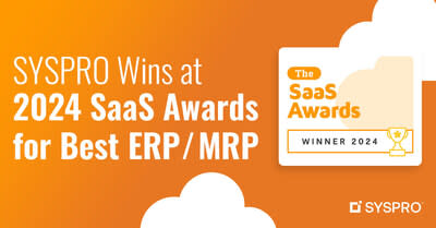 Award reflects SYSPRO Cloud ERP’s flexibility and ability to meet the specific needs of mid-market manufacturers and distributors