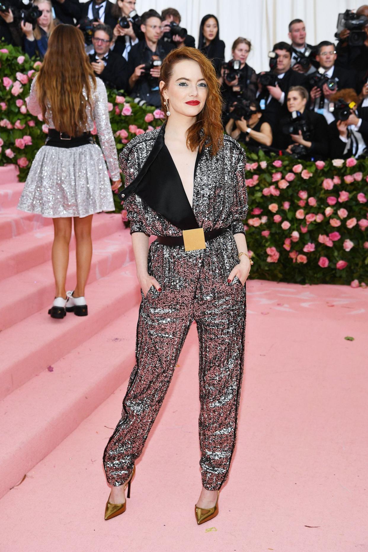 Emma Stone attends The 2019 Met Gala Celebrating Camp: Notes on Fashion at Metropolitan Museum of Art on May 06, 2019 in New York City.