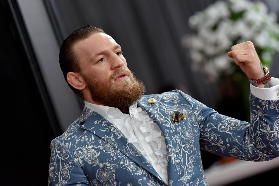 LOS ANGELES, CALIFORNIA - JANUARY 26: Conor McGregor attends the 62nd Annual GRAMMY Awards at Staples Center on January 26, 2020 in Los Angeles, California. (Photo by Axelle/Bauer-Griffin/FilmMagic)