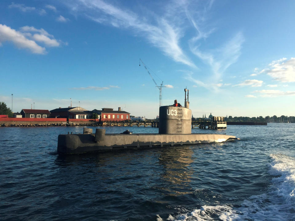 The UC3 Nautilus is seen&nbsp;in Copenhagen Harbor, Denmark, on Aug. 11, 2017. (Photo: Scanpix Denmark / Reuters)