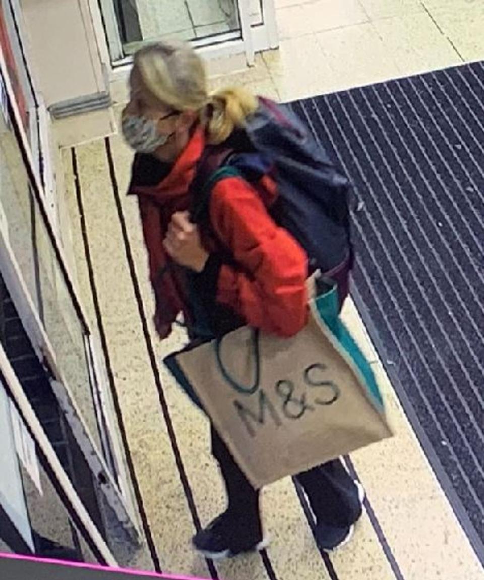CCTV footage  of Ms Longhin on shopping trip (Met Police)