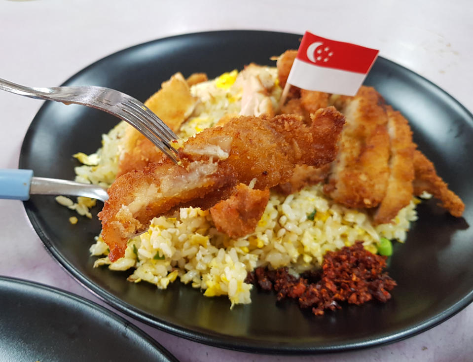 fried rice boy - chicken cutlet