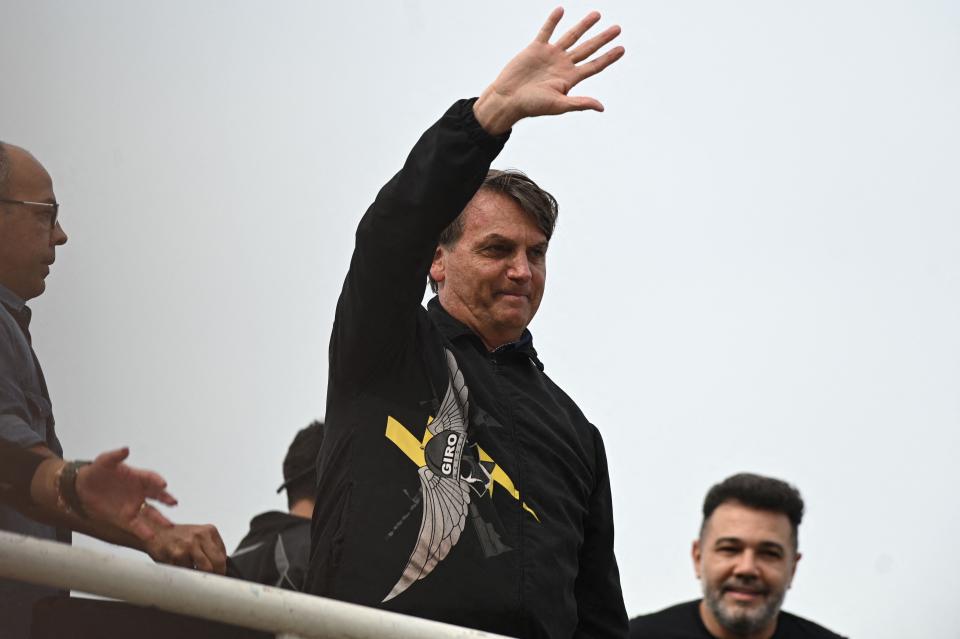 Bolsonaro has tried to rally support from his conservative base amid a congressional investigation into his handling of the COVID-19 pandemic, but a majority of Brazilians now favor his impeachment, according to recent polls.  (Photo: ANDRE BORGES via Getty Images)