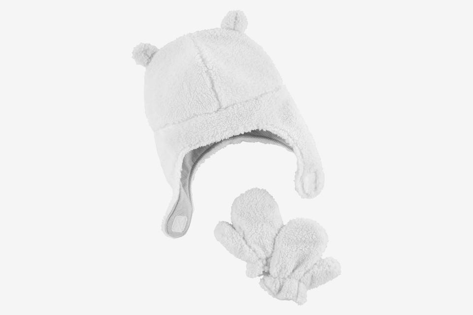 Simple Joys by Carter's Toddlers and Babies' Hat and Mitten Set