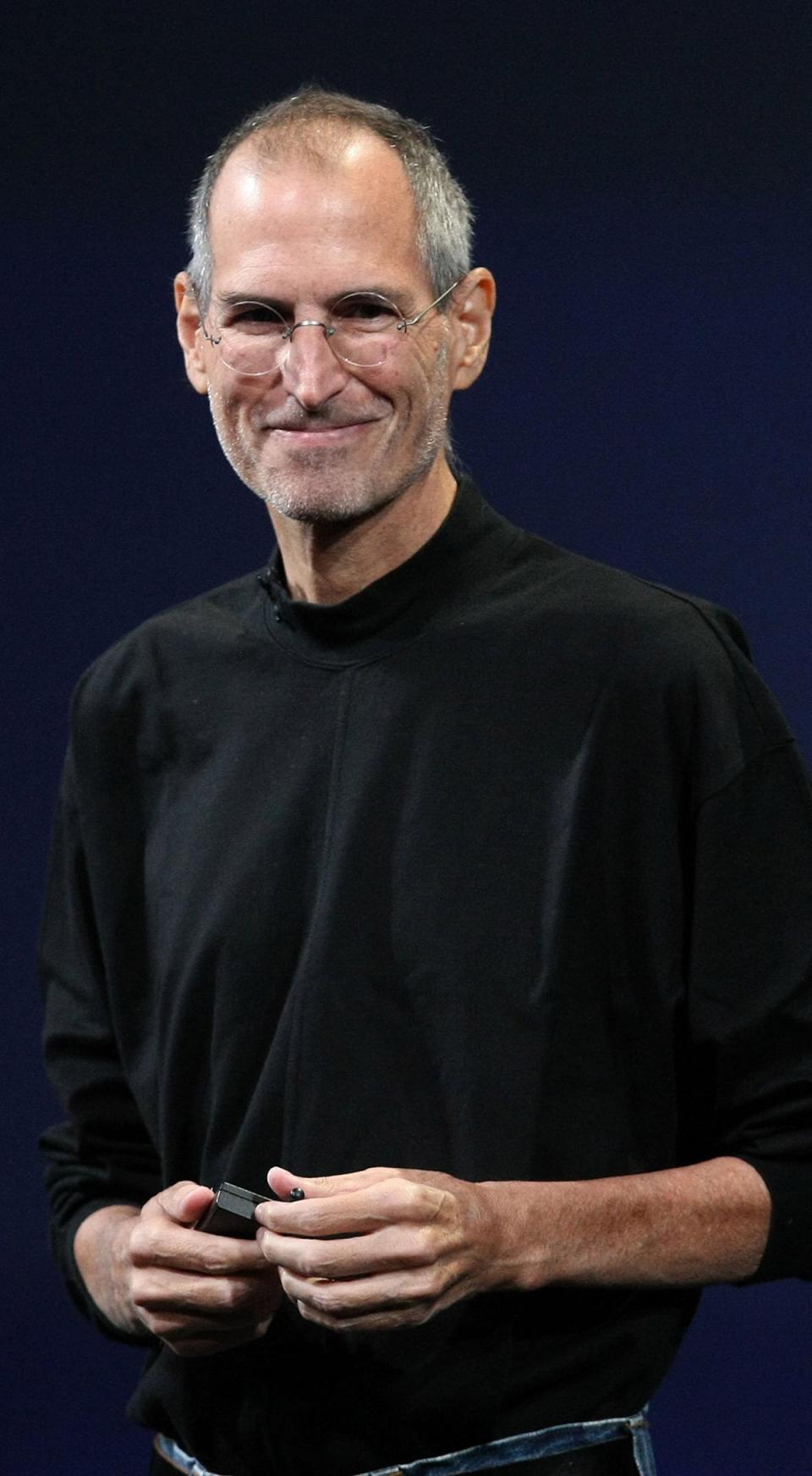 Miyake designed Steve Jobs’ black turtleneck (Justin Sullivan/Getty Images)
