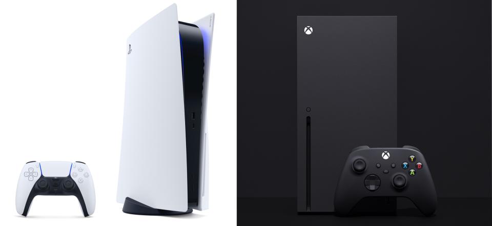 Not sure which new console you should get? We break it down to help you figure it out. (Image: Microsoft/ Sony)