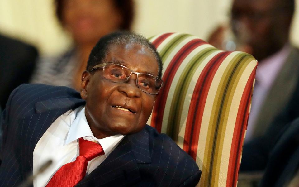 President Robert Mugabe has long faced United States sanctions over his government's human rights abuses - AP