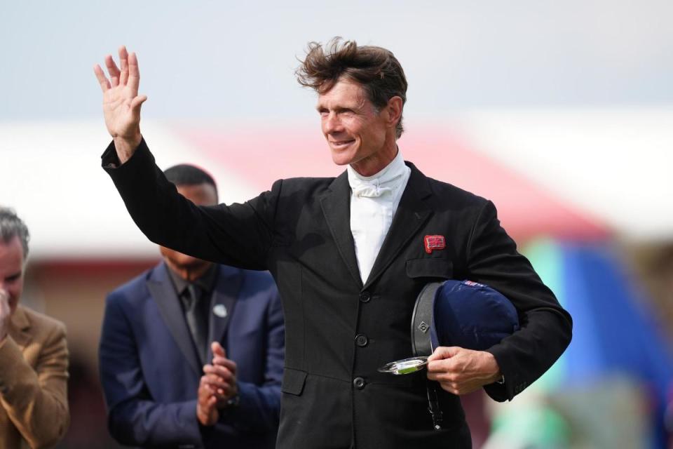William Fox-Pitt after his final Badminton appearance <i>(Image: PA)</i>