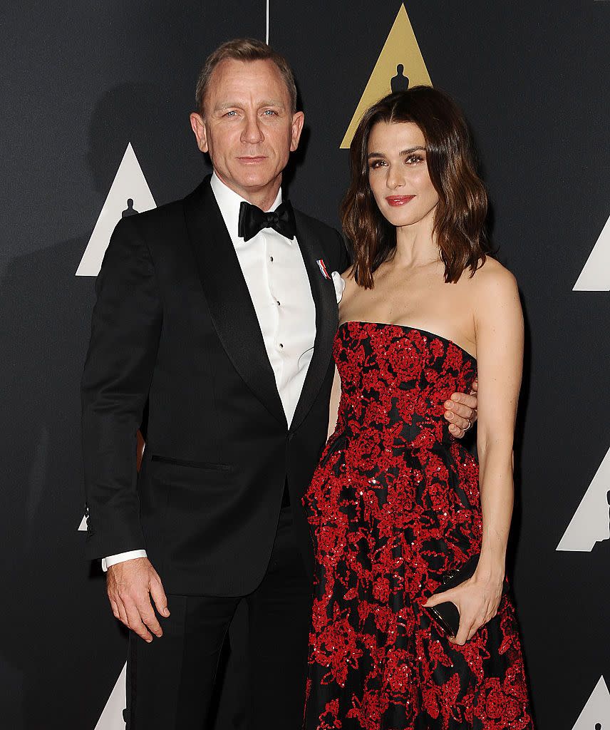 Actor Daniel Craig and Actress Rachel Weisz attend the 7th Annual Governors Awards Gala at Ray Dolby Ballroom in Hollywood Highland