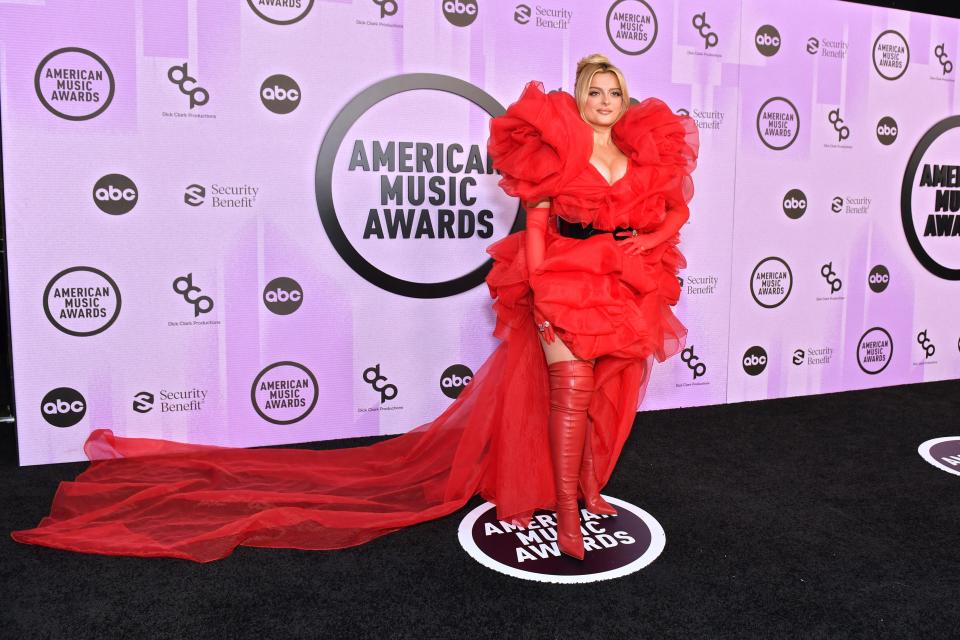 Bebe Rexha attends the 2022 American Music Awards