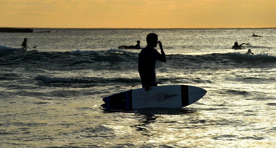 Residents are concerned the south end of the beach is used by more experienced surfers and sharing the area could be dangerous for beginners. File pic. Source: AAP