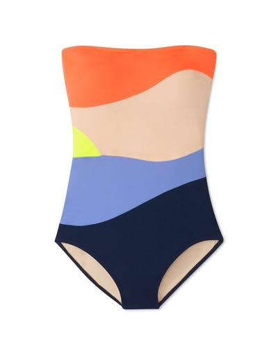 2) Flagpole Sunset One Piece Bathing Suit