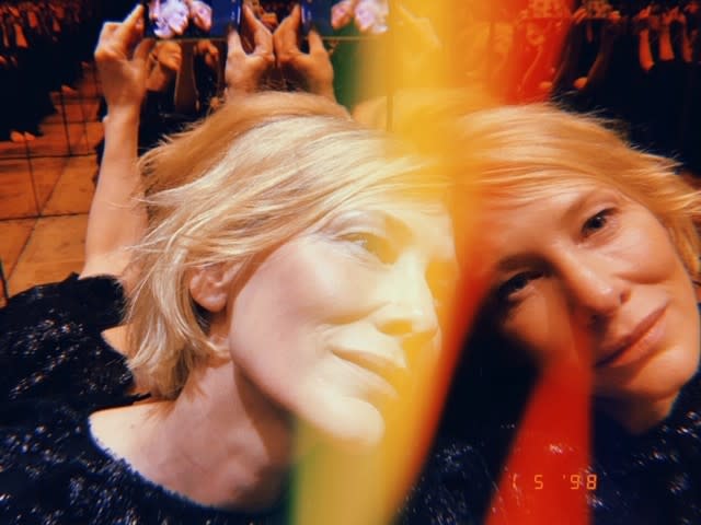 Actress Cate Blanchett from "Mrs. America," photographed for the Envelope Actress Roundtable using the Huji Photo App. CREDIT: Cate Blanchett