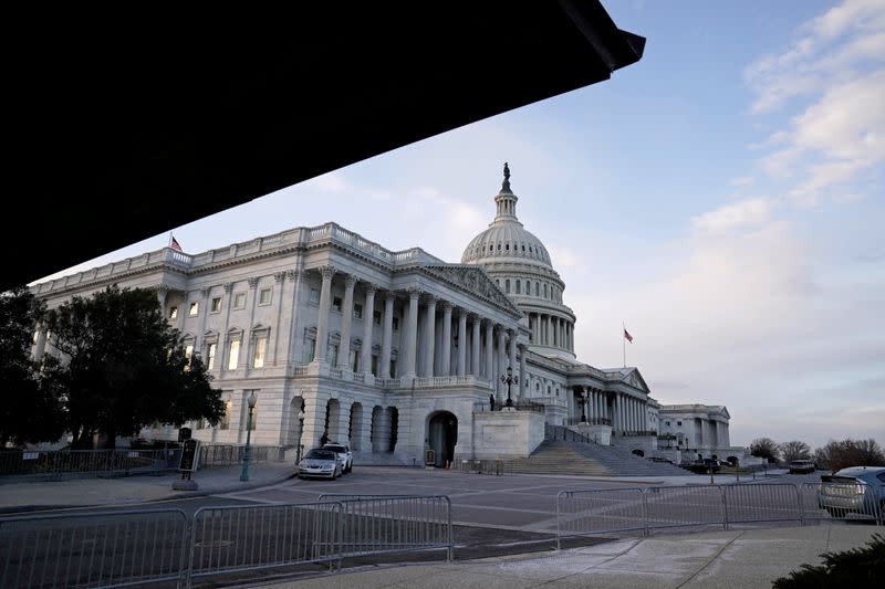 FILE PHOTO: Democrat's and Republican's agreement on COVID-19 relief bill in Washington