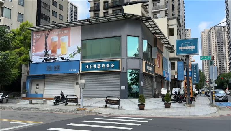 「可不可」新竹關埔店今（16日）已經沒營業。（圖／翻攝畫面）