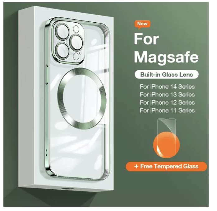 A product image of Sanptoch Magnetic Magsafe Phone Case For iPhone 14.