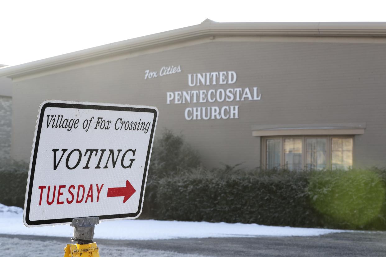 Fox Cities United Pentecostal Church on Midway Road serves as one of the four polling places in Fox Crossing.