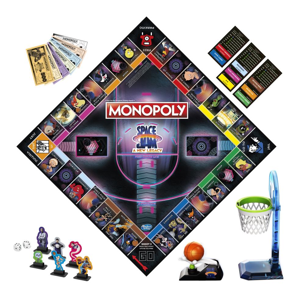 A closer look at 'Monopoly: Space Jam A New Legacy Edition' (Photo: Hasbro)