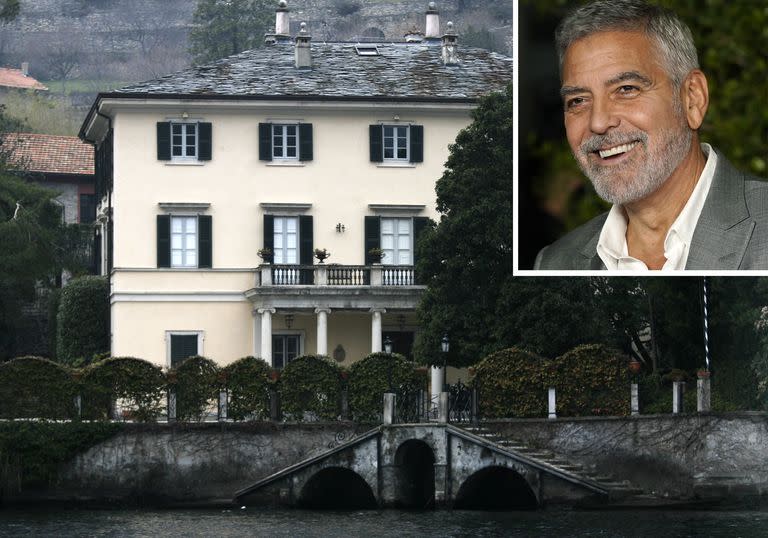 George Clooney puso en venta su villa del Lago Como, en Italia