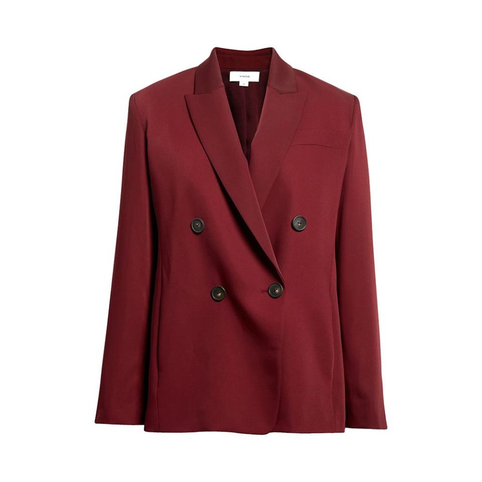 <p><a href="https://go.redirectingat.com?id=74968X1596630&url=https%3A%2F%2Fwww.nordstrom.com%2Fs%2Fdouble-breasted-crepe-suit-blazer%2F7427131&sref=https%3A%2F%2Fwww.elle.com%2Ffashion%2Fshopping%2Fg44348277%2Fnordstrom-anniversary-sale-fashion-deals-2023%2F" rel="nofollow noopener" target="_blank" data-ylk="slk:Shop Now;elm:context_link;itc:0;sec:content-canvas" class="link ">Shop Now</a></p><p>Double Breasted Crepe Suit Blazer</p><p>$380.00</p>