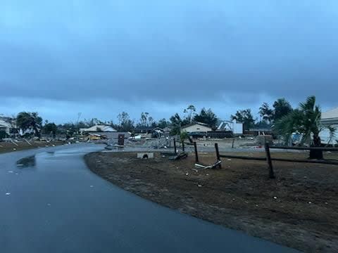 Storms left a path of destruction across the Florida Panhandle.