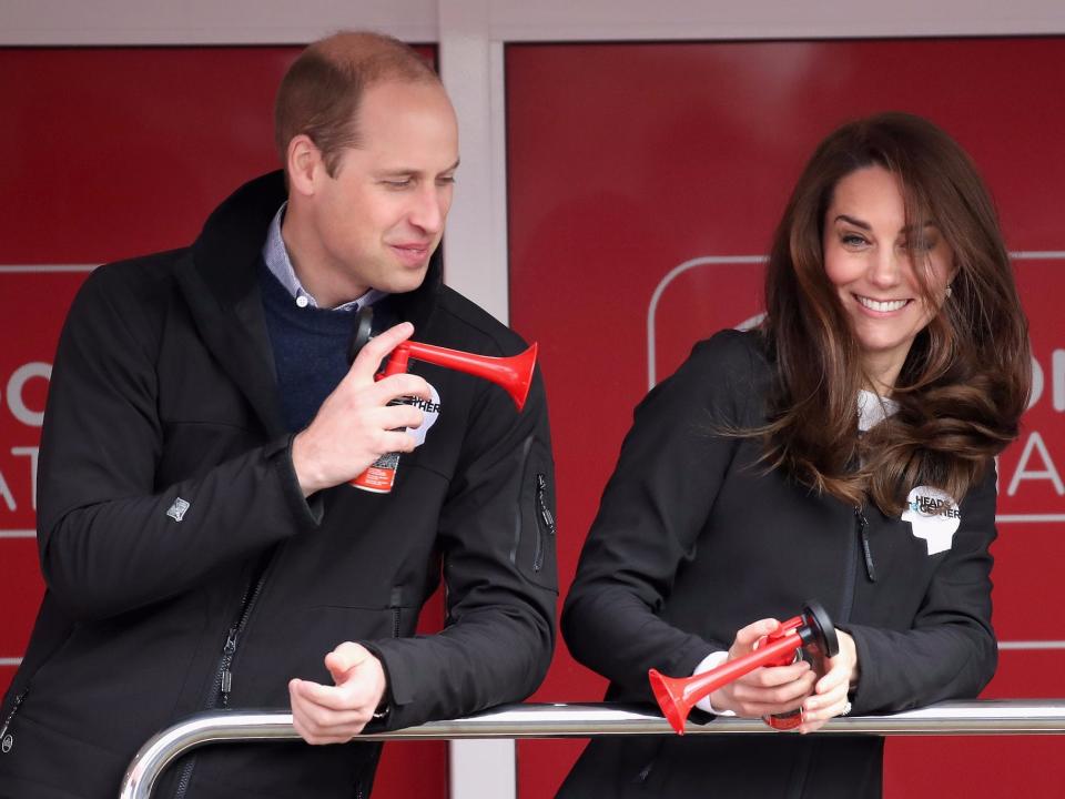 prince william kate middleton london marahton