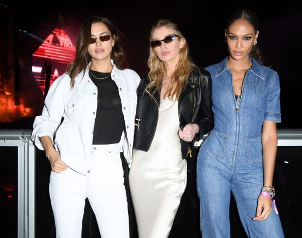 Irina Shayk, Stella Maxwell and Joan Smalls attend MDL Beast in Riyadh, Saudi Arabia.