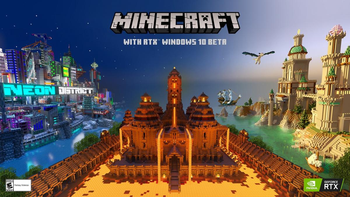 Minecraft with RTX ray tracing launches for Windows 10 - The Verge
