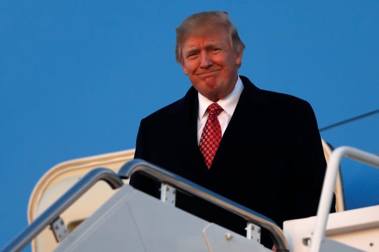 President Trump. (Photo: Jonathan Ernst/Reuters)