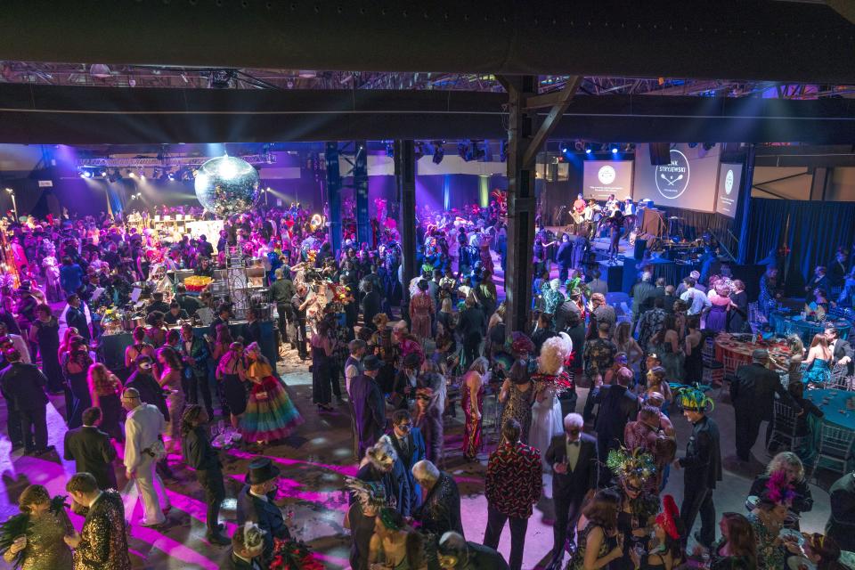 Inside the Bal Masqué, at The Sugar Mill in New Orleans.