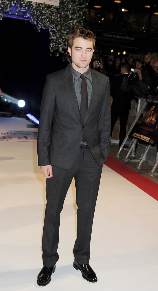 The Twilight Saga Breaking Dawn Part 1 2011 UK Premiere Robert Pattinson